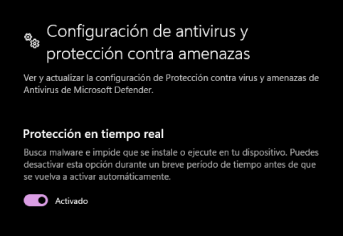 desactivar Windows Defender - con windows